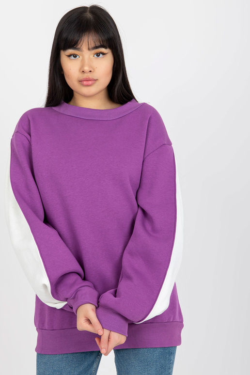 Violets džemperis bez kapuces ar...