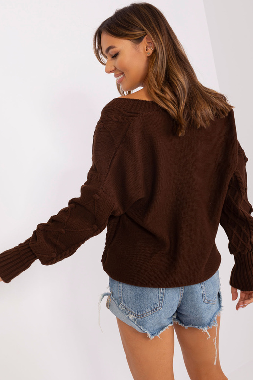 Džemperis-BA-SW-8005.00P-tumši brūns