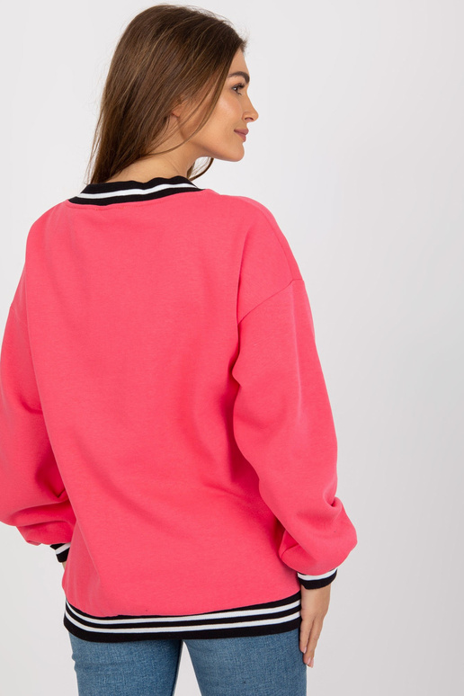 Koraļļu džemperis ar lielizmēra...