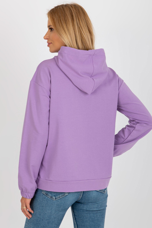 Gaiši violets sieviešu džemperis ar...