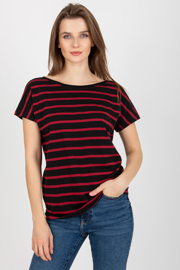 Melns un sarkans t-krekla...