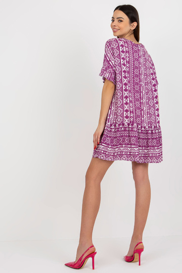 Violeta boho mini kleita ar...