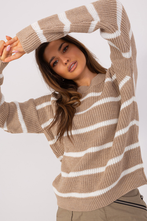 Džemperis-BA-SW-8025.38P-tumši bēšs