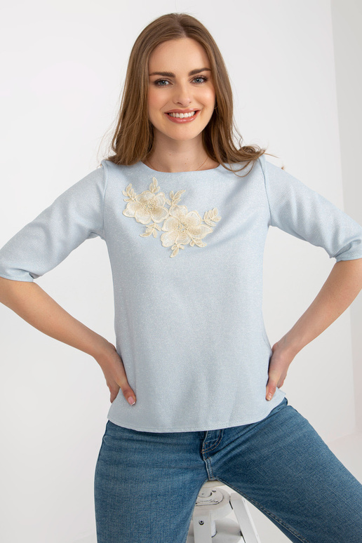 Blūze-LK-BZ-506609.77-gaiši zila