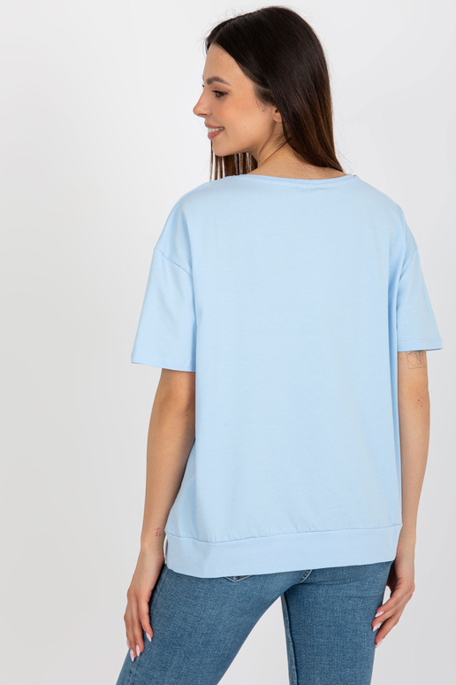 Gaiši zila sieviešu liela izmēra...