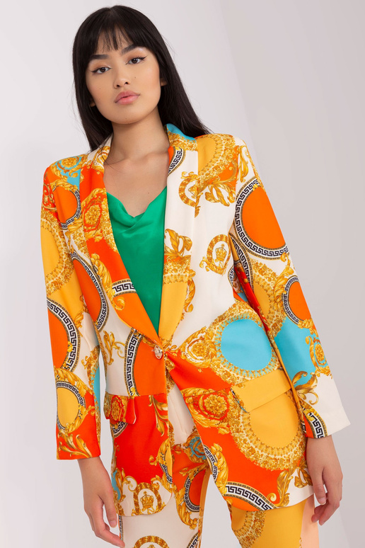 Marynarka-DHJ-MA-15621B.03-pomarańczowy Marynarka-DHJ-MA-15621B.03-pomarańczowy