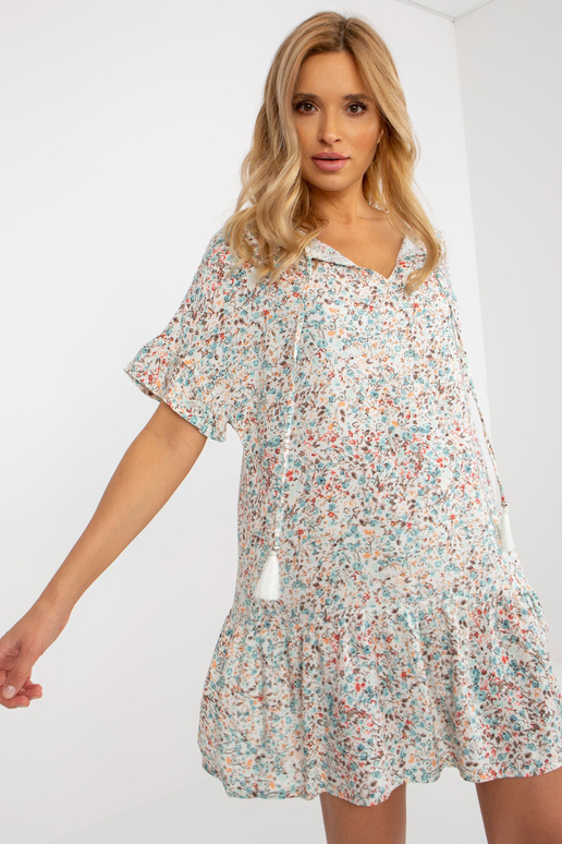 Balta puķaina minikleita ar...