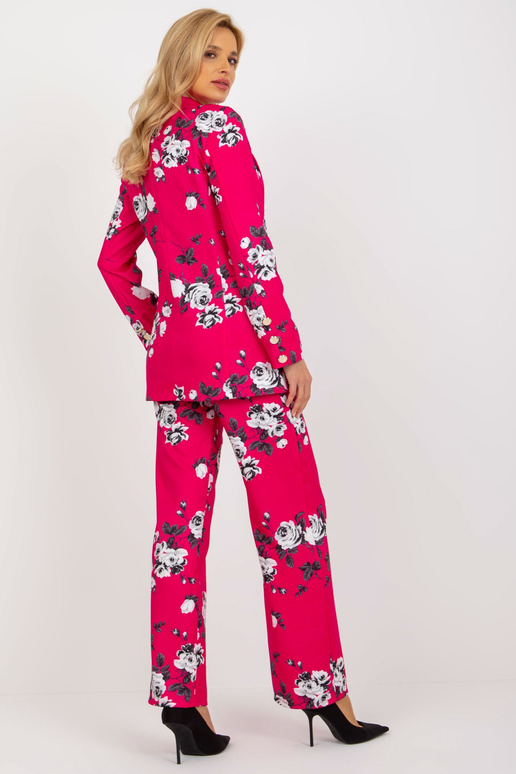 Fuksijas elegants žakete ar rozēm no... Fuksijas elegants žakete ar rozēm no...