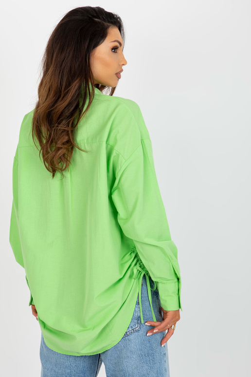 Gaiši zaļš klasisks sieviešu krekls...