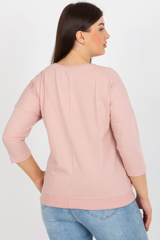 Netīri rozā liela izmēra blūze ar...