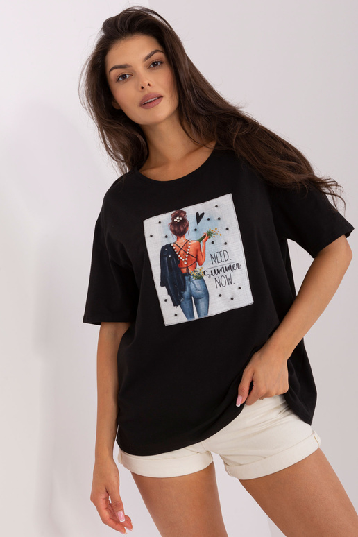 T-krekls-LK-TS-509353.25P-melns