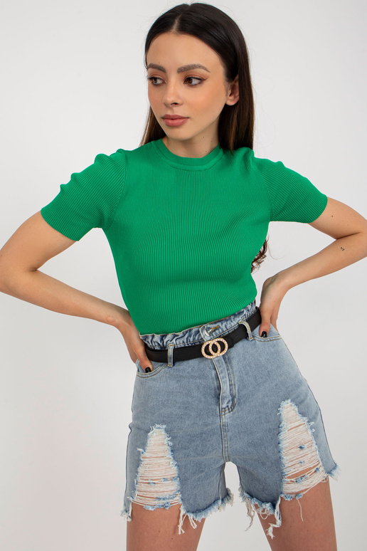 Zili sieviešu džinsa šorti ar caurumiem Zili sieviešu džinsa šorti ar caurumiem