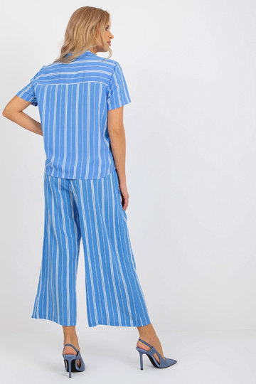 Zili svītraina kreklblūze... 2