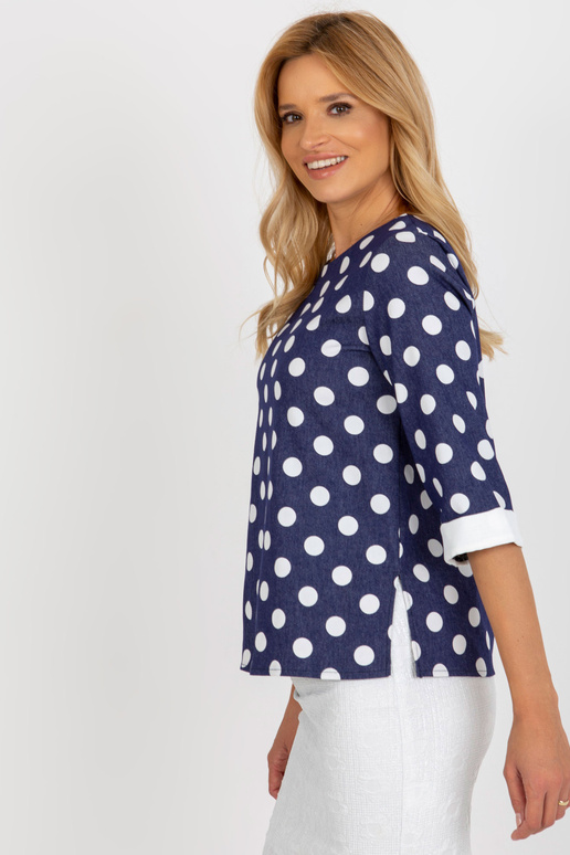 Blūze-LK-BZ-506755.56P-tumši zila