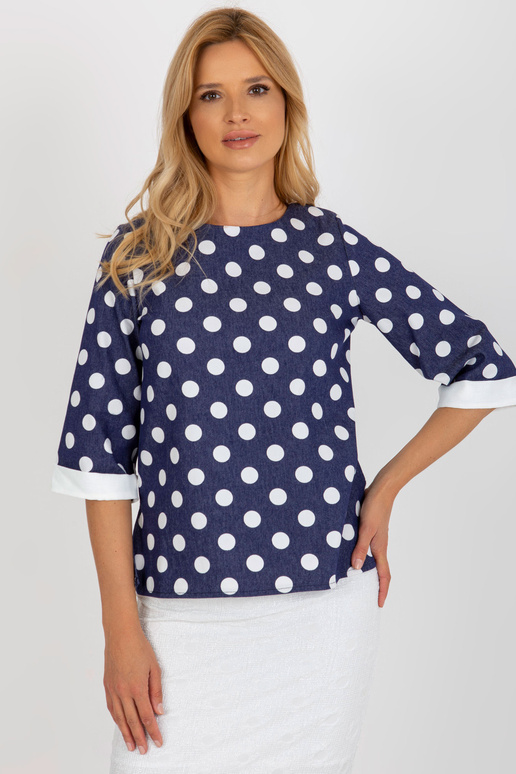 Blūze-LK-BZ-506755.56P-tumši zila