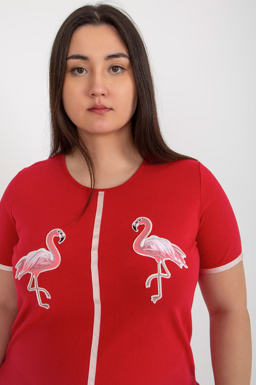 T-krekls-LK-TS-506819.74P-sarkans