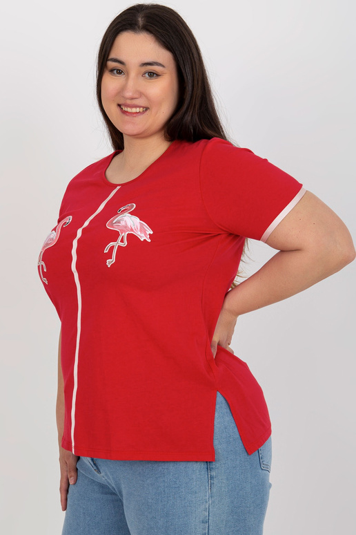 T-krekls-LK-TS-506819.74P-sarkans