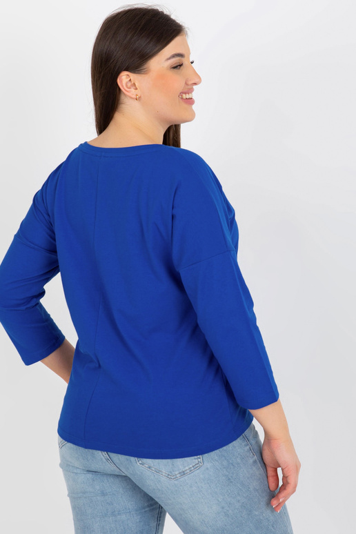 Tumši zila sieviešu liela izmēra...