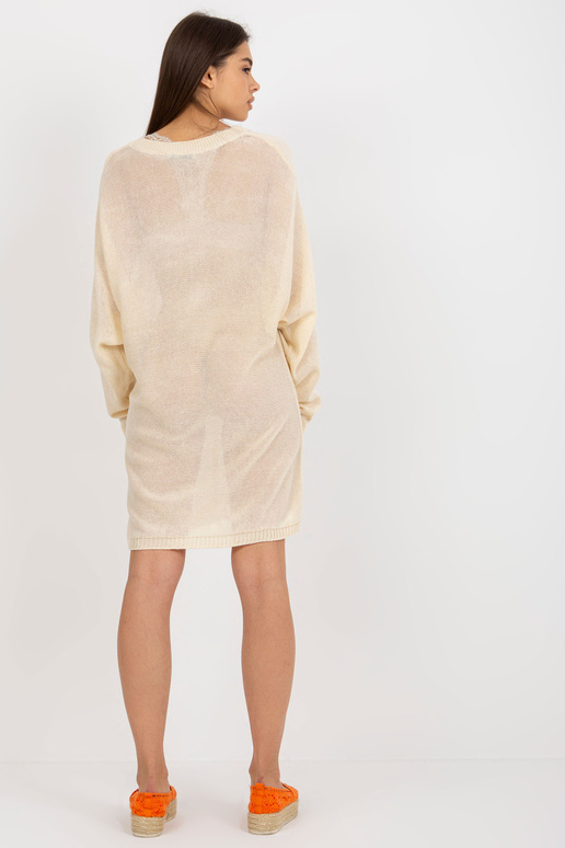 Gaiši bēša vasaras trikotāžas kleita...