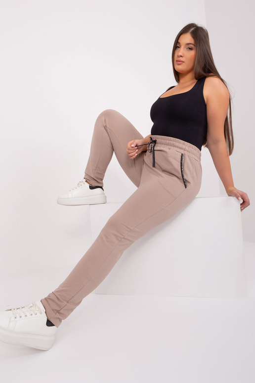 Sporta bikses-RV-DR-4765.52-tumši bēšs