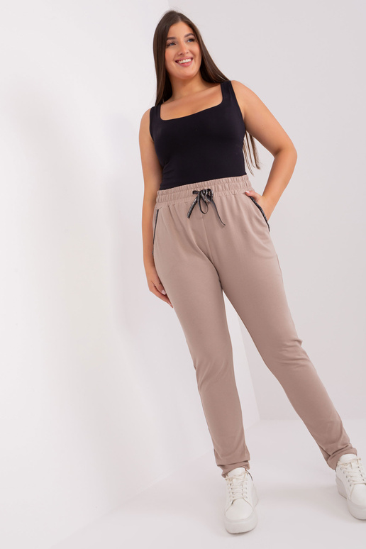 Sporta bikses-RV-DR-4765.52-tumši bēšs