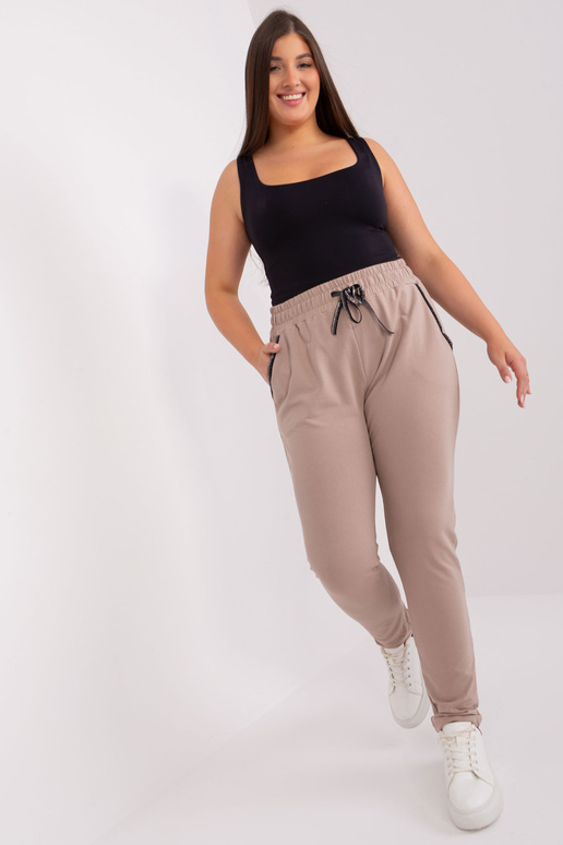 Sporta bikses-RV-DR-4765.52-tumši bēšs