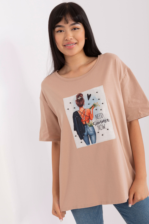 T-krekls-LK-TS-509353.25P-bēšs