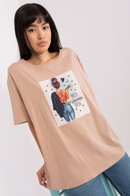 T-krekls-LK-TS-509353.25P-bēšs