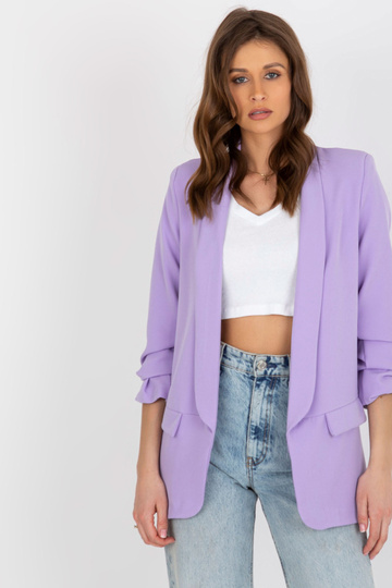 Gaiši violeta eleganta jaka...