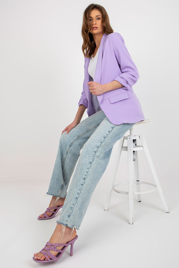 Gaiši violeta eleganta jaka... 2