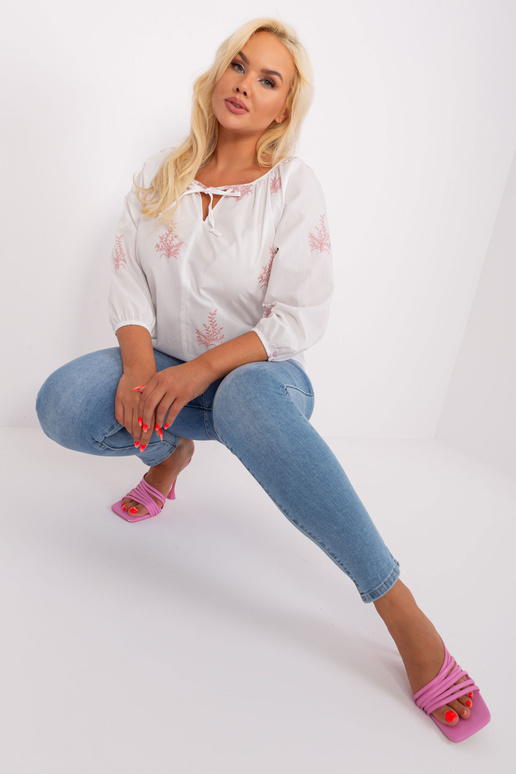 Blūze-LK-BZ-509324-1.81P-balta un rozā