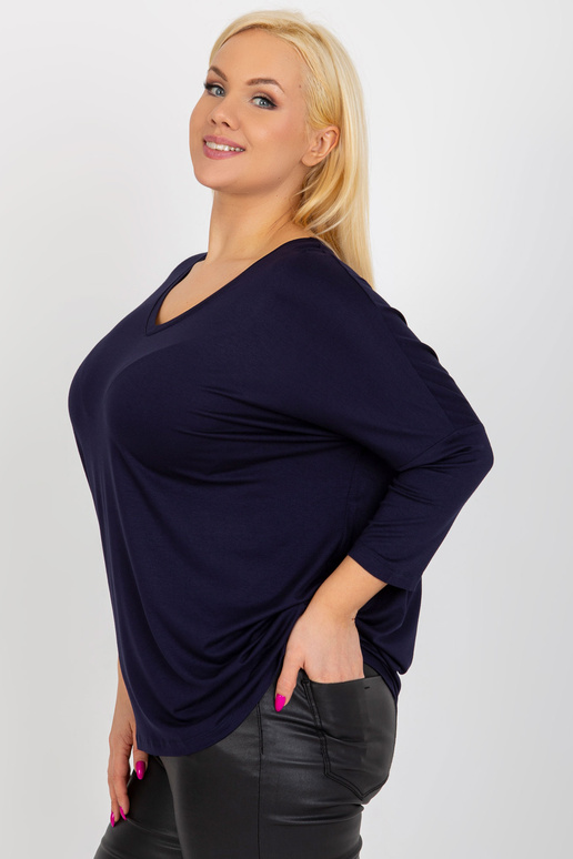 Blūze-RV-BZ-5745.18- tumši zila