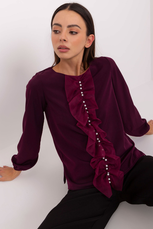 Blūze-LK-BZ-506673.36-tumši violeta