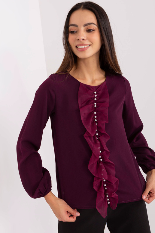 Blūze-LK-BZ-506673.36-tumši violeta