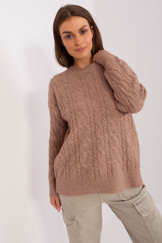 Džemperis-AT-SW-2335.27-tumši bēšs