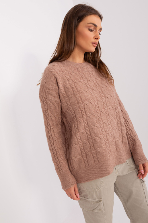 Džemperis-AT-SW-2335.27-tumši bēšs