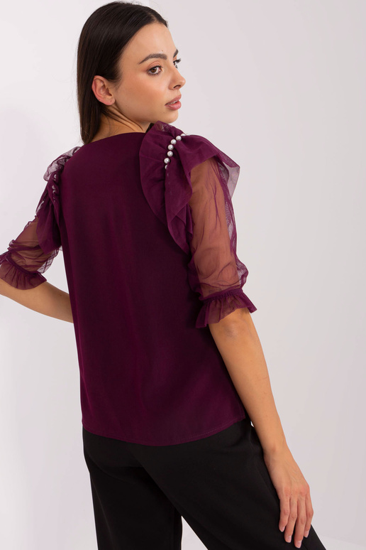 Blūze-LK-BZ-506682.26P-tumši violeta