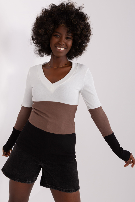 Blūze-RV-BZ-8431-1.14P-melna-bēša