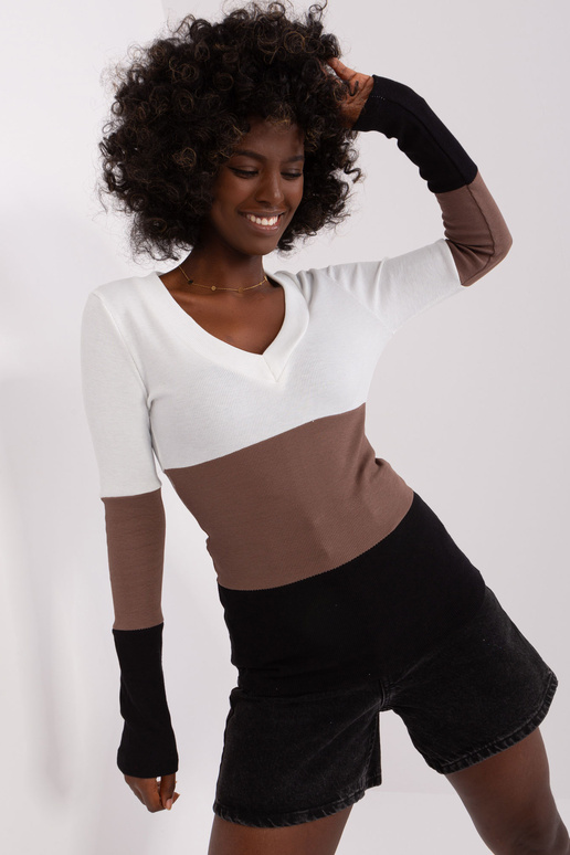 Blūze-RV-BZ-8431-1.14P-melna-bēša