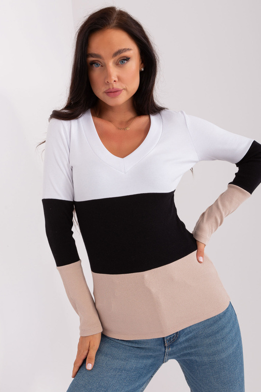 Blūze-RV-BZ-8431-1.14P-melna-bēša