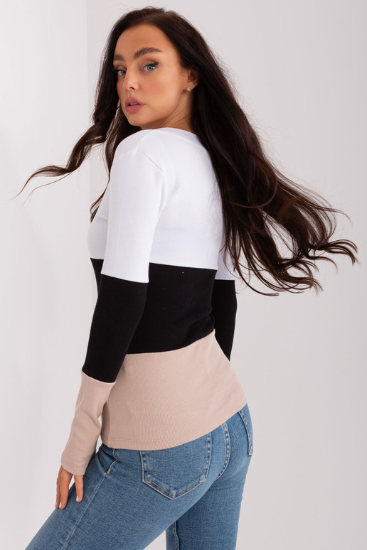 Blūze-RV-BZ-8431-1.14P-melna-bēša