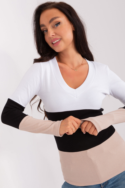 Blūze-RV-BZ-8431-1.14P-melna-bēša