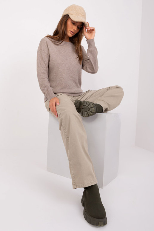 Džemperis-AT-SW-2325.95P-tumši bēšs