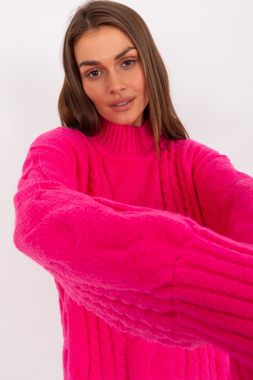 Džemperis-AT-SW-2367-1.35P-fluo rozā