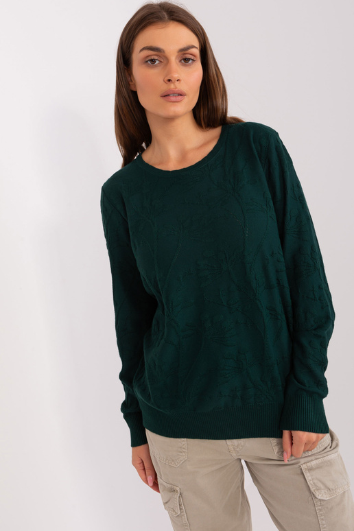 Džemperis-AT-SW-2231.99P-tumši zaļš