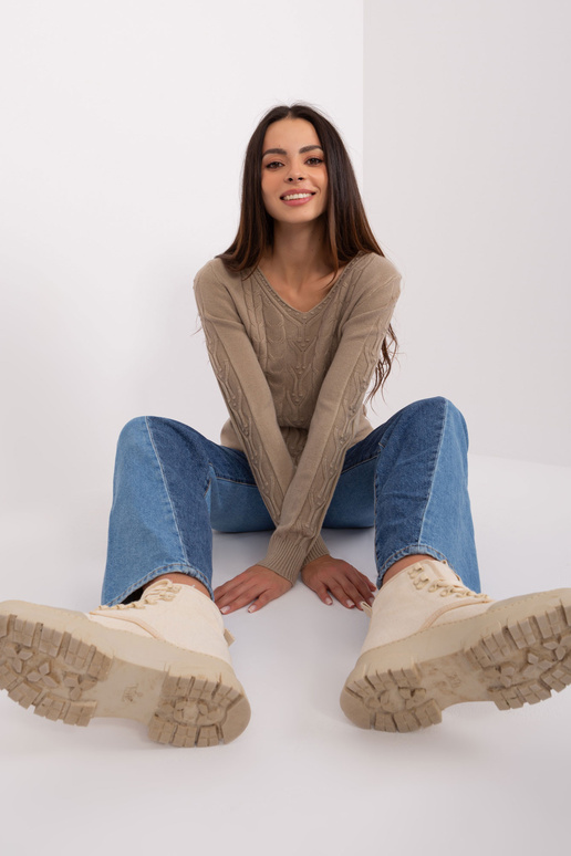 Džemperis-AT-SW-2329.98P-tumši bēšs