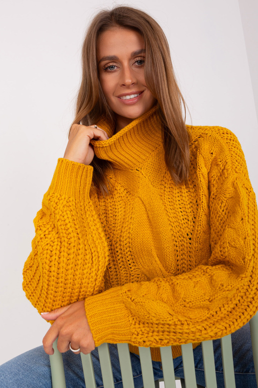 Džemperis-AT-SW-2350.91P-tumši dzeltens