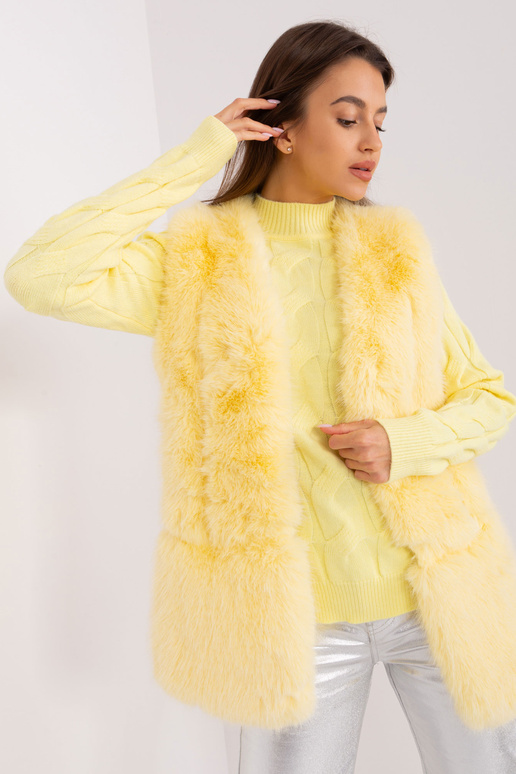 Veste-AT-KZ-2368.00P-gaiši dzeltena