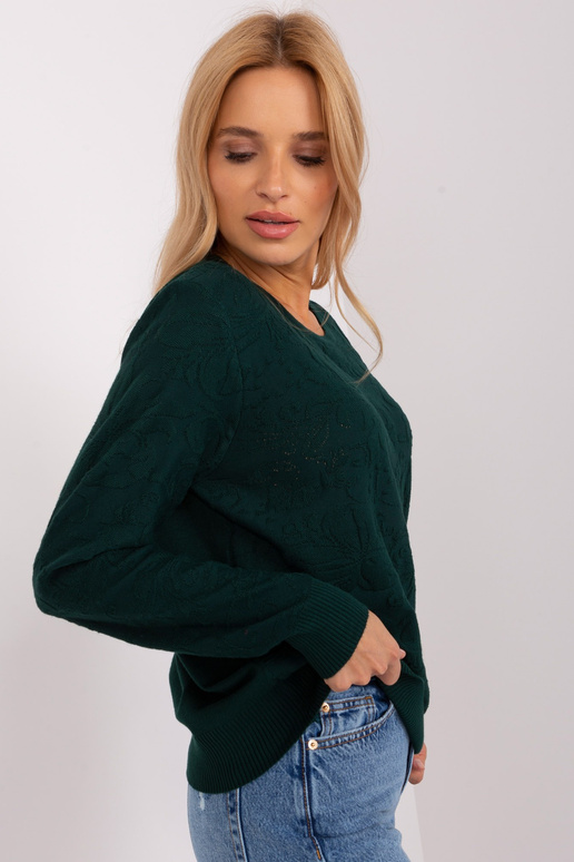 Džemperis-AT-SW-2231A.00P-tumši zaļš