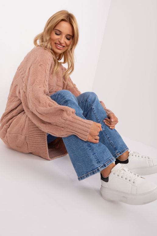 Džemperis-AT-SW-2367.76P-tumši rozā